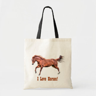 Bolso De Tela Galloping Spirit Red Dun Horse Design