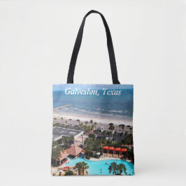 Bolso De Tela Galveston, Texas All-Over-Print Tote Bag