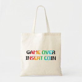 Bolso De Tela Game Over Insert Coin