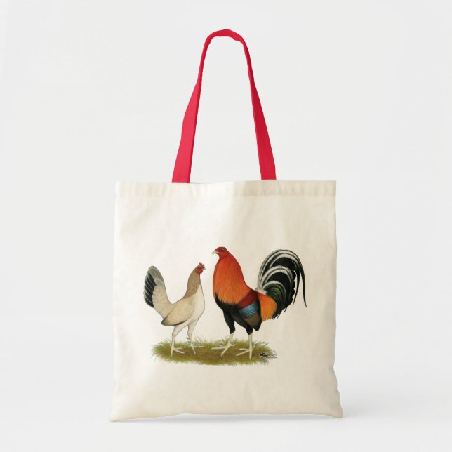 Bolso De Tela Gamefowl Wheatens (Frente)