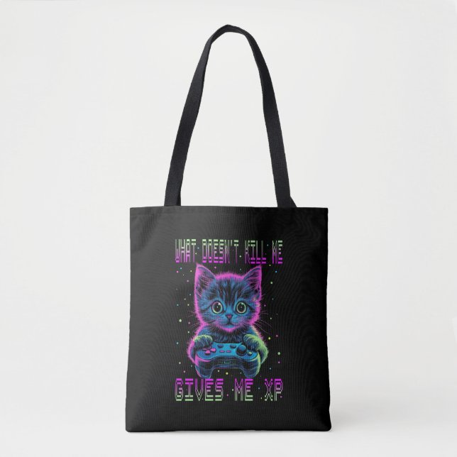 Bolso De Tela Gamer Cat XP (Anverso)