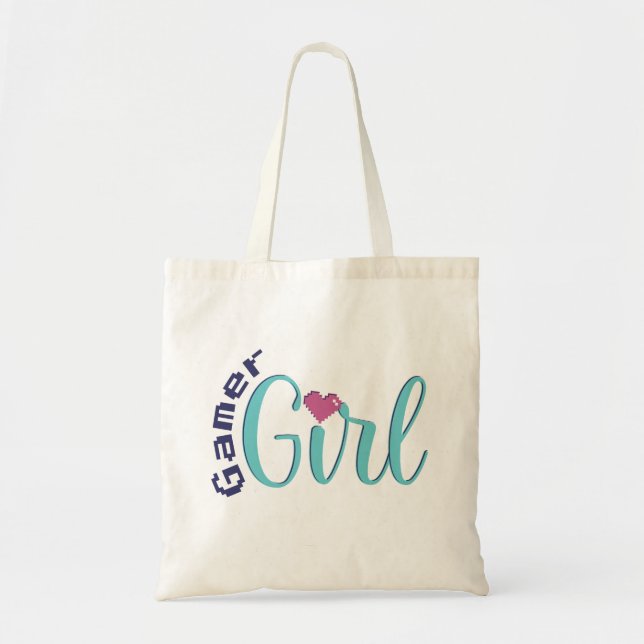 Bolso De Tela Gamer Girl Tote Bag - Perfect Gaming Gift (Frente)