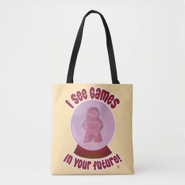 Bolso De Tela Games For Future Gamer Prediction Design (Anverso)