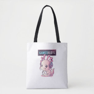 Bolso De Tela Gamesolotl - Jugador de Axolotl
