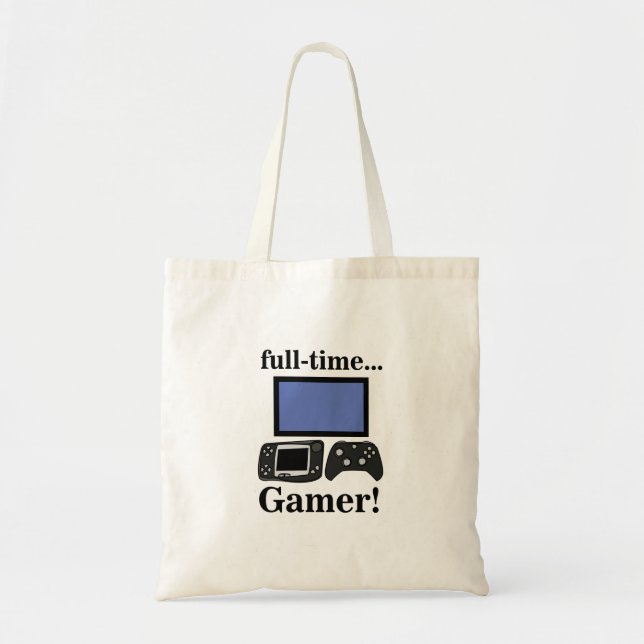 Bolso De Tela Gaming Gamer Funny (Frente)