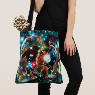 Bolso De Tela Gamma de gato cósmico