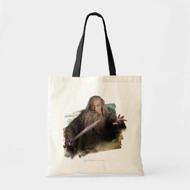 Bolso De Tela Gandalf con espada (Frente)
