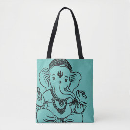 Bolso De Tela Ganesh por todo el tote impreso