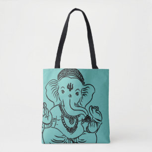 Bolso De Tela Ganesh por todo el tote impreso