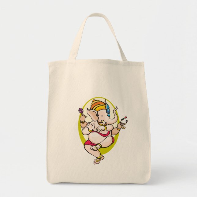 Bolso De Tela Ganesha (Frente)