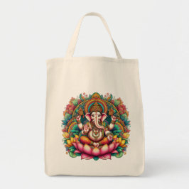 Bolso De Tela Ganesha: Bringer de la prosperidad