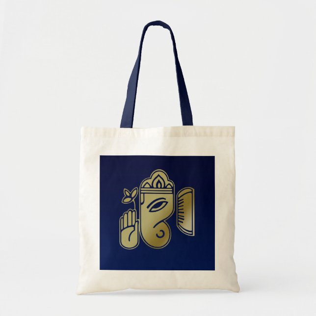 Bolso De Tela Ganesha, diosa del oro - Tote del presupuesto (Frente)