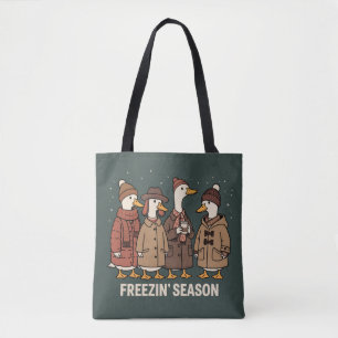 Bolso De Tela Ganso Lindo Temporada Congelante Invierno Acogedor