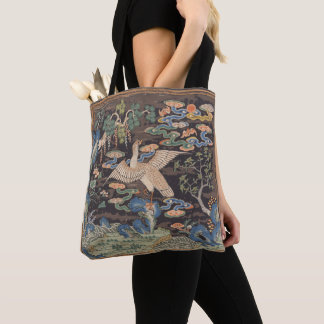 Bolso De Tela Ganso salvaje de la dinastía Qing
