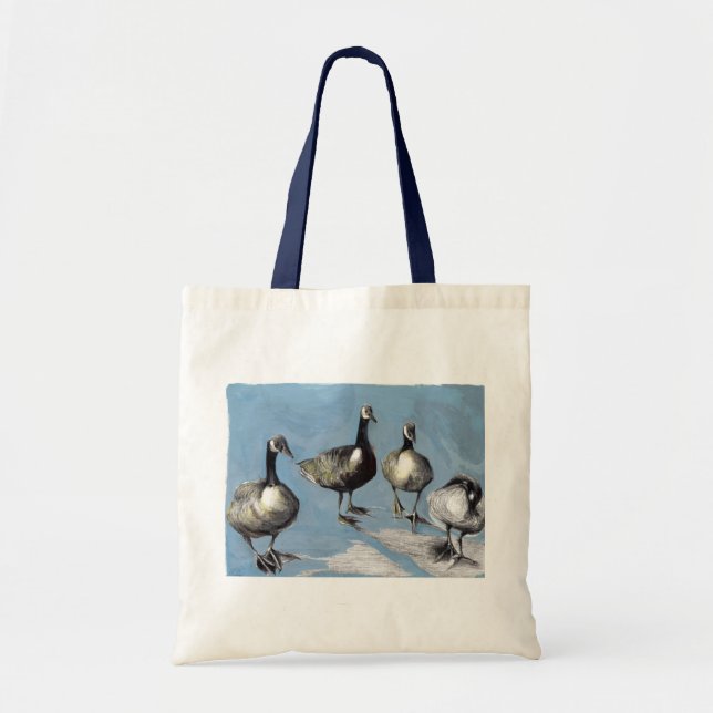 Bolso De Tela Gansos amistosos 2012 de Canadá (Frente)