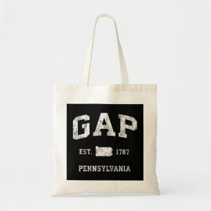 Bolso De Tela Gap Pennsylvania PA Vintage Athletic Sports Design