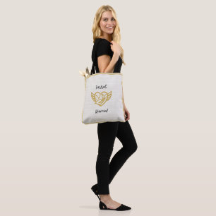 Bolso De Tela Garantía Dorada - Mateo 6:25