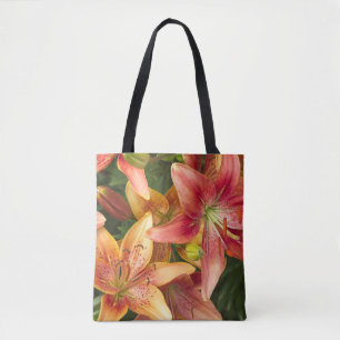 Bolso De Tela Garden Lilies