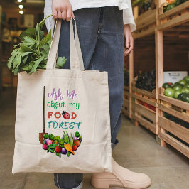 Bolso De Tela Gardener cultivador de bosques de alimentos