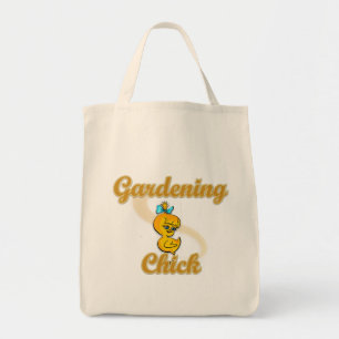 Bolso De Tela Gardening Chick