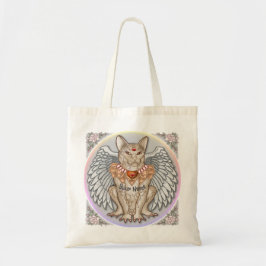 Bolso De Tela Gargola de gato con joyas