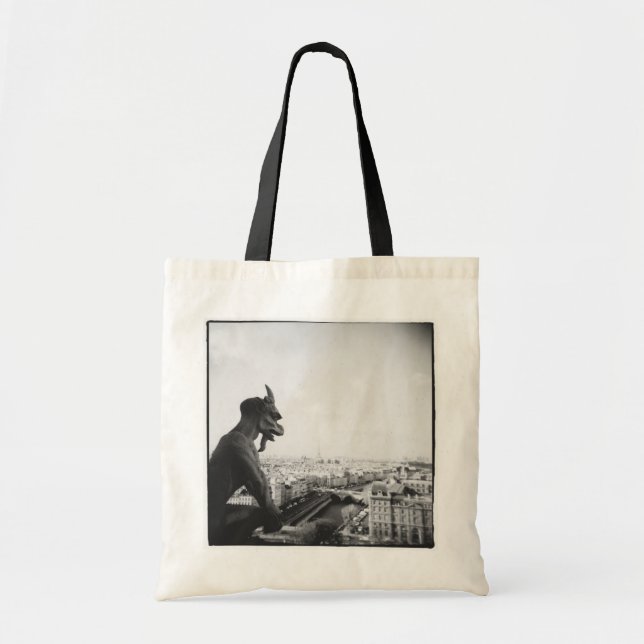 Bolso De Tela Gargoyles De Notre Dame De París (Frente)