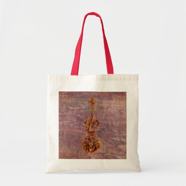 Bolso De Tela Garrapatos del violín (Frente)