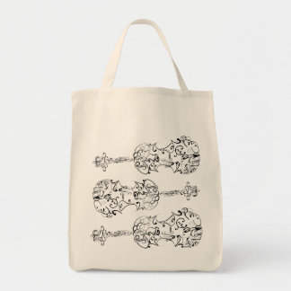 Bolso De Tela Garrapatos del violín
