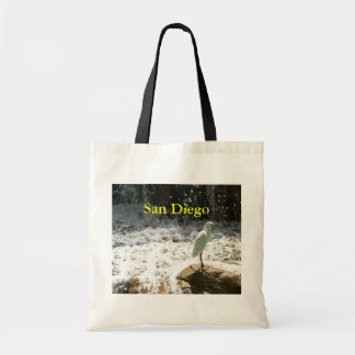 Bolso De Tela Garza blanca