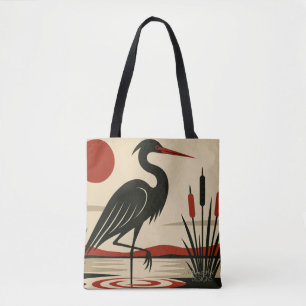 Bolso De Tela Garza minimalista moderna junto al lago
