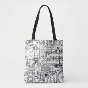 Bolso De Tela Gases De Gálibo: Máquinas Técnicas Sin Marea.