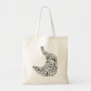 Bolso De Tela Gastroenterología de la vendimia - regalo gastroe