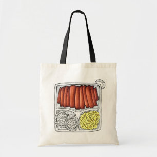 Bolso De Tela Gastronomía hawaiana Placa Almuerzo Arroz Macaroni