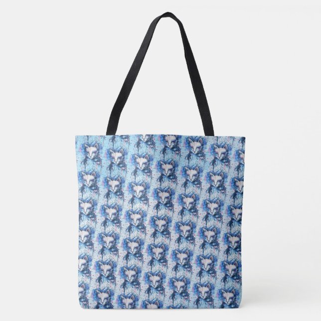 Bolso De Tela Gatita (Anverso)