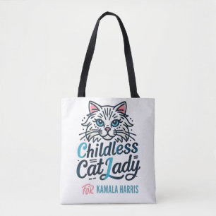 Bolso De Tela Gatita sin hijos de Kamala Harris