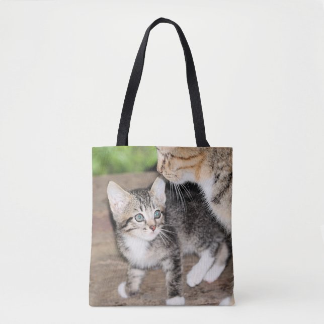Bolso De Tela Gatito (Anverso)