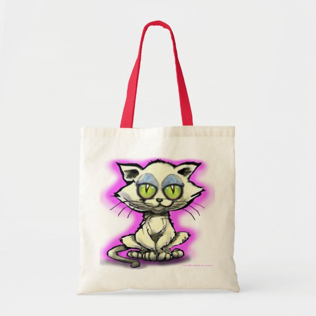 Bolso De Tela Gatito (Frente)