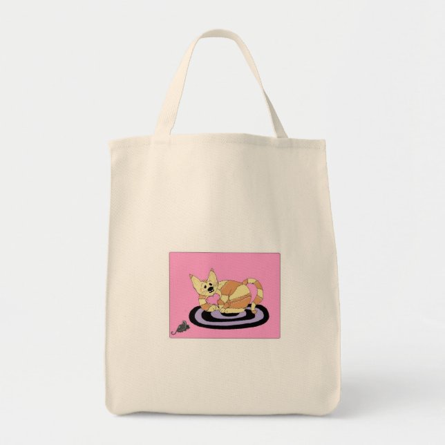 Bolso De Tela Gatito bonito (Frente)