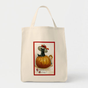 Bolso De Tela Gatito de moda de Halloween