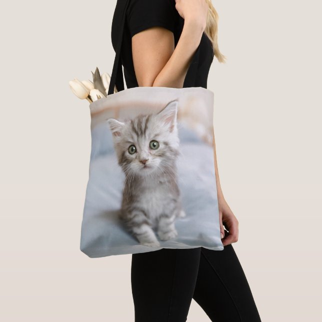 Bolso De Tela Gatito del Coon de Maine (Detalle)