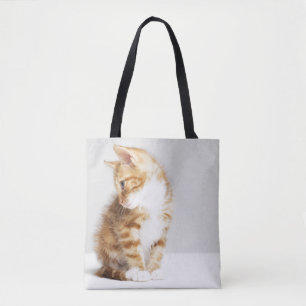 Bolso De Tela Gatito del jengibre