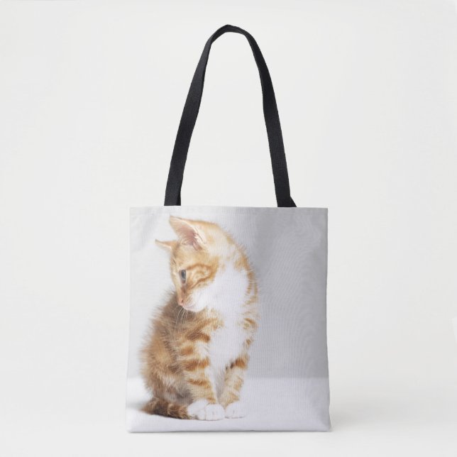 Bolso De Tela Gatito del jengibre (Anverso)