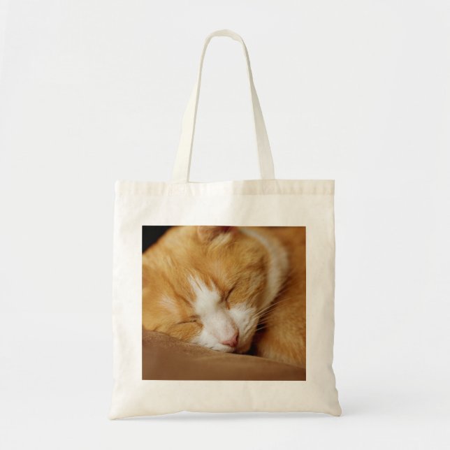 Bolso De Tela Gatito durmiente (Frente)