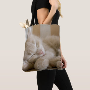 Bolso De Tela Gatito el dormir