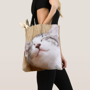 Bolso De Tela Gatito el dormir