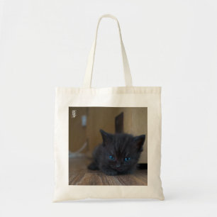Bolso De Tela Gatito negro
