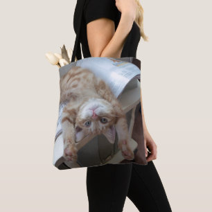 Bolso De Tela Gatito que se relaja