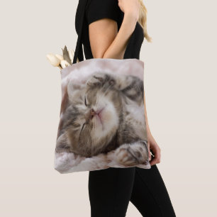 Bolso De Tela Gatito soñoliento