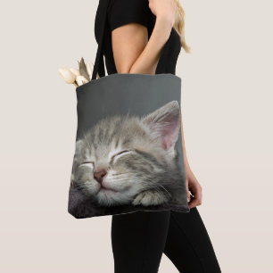 Bolso De Tela Gatito soñoliento