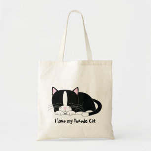 Bolso De Tela Gatito soñoliento {smoking}
